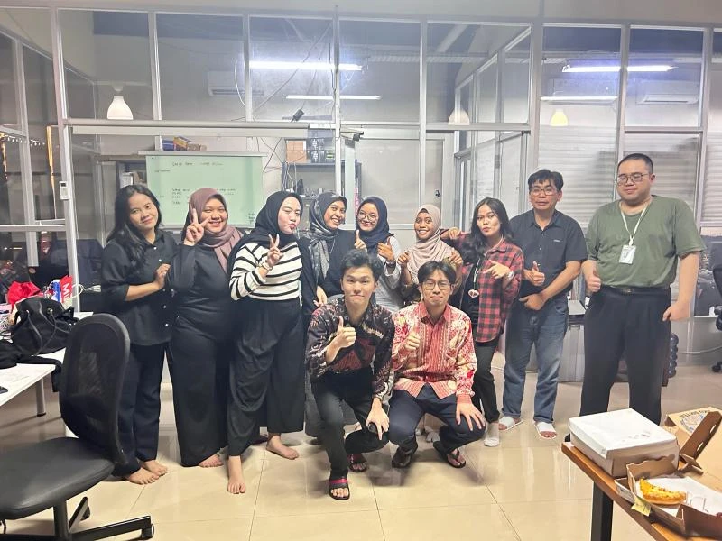 The intern team at the Cyber Smart Network Asia office